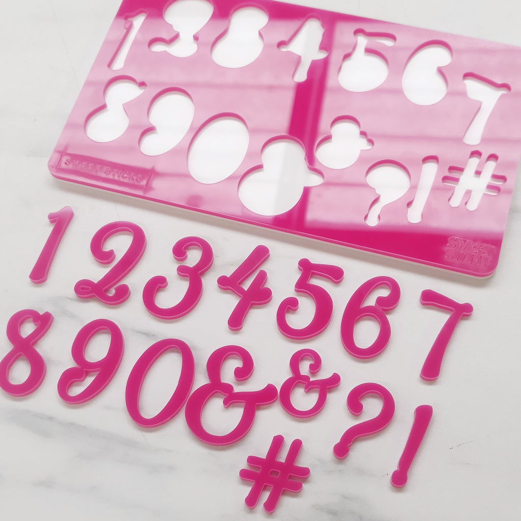 Sweet stamp - SWEET STICKS NUMBERS