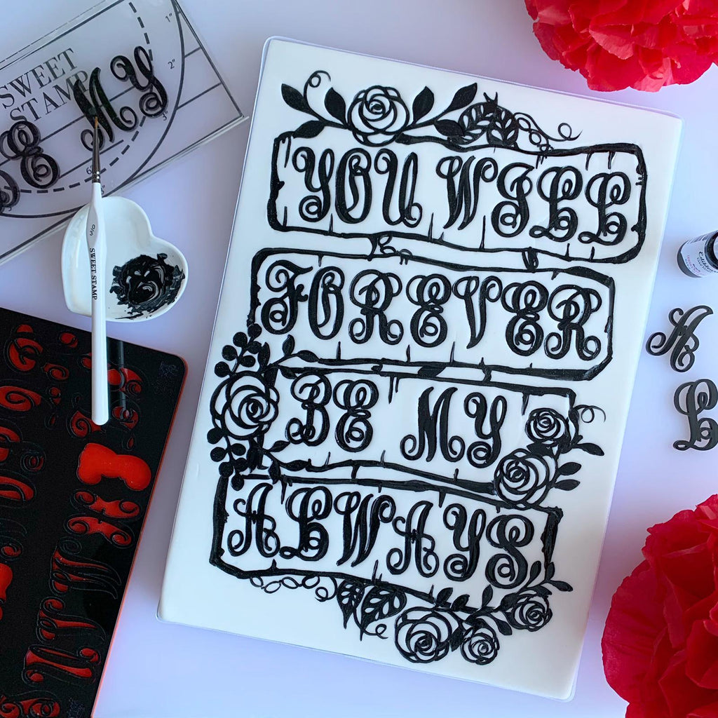 MONOGRAMS by Evil Cake Genius - Large Letter Set