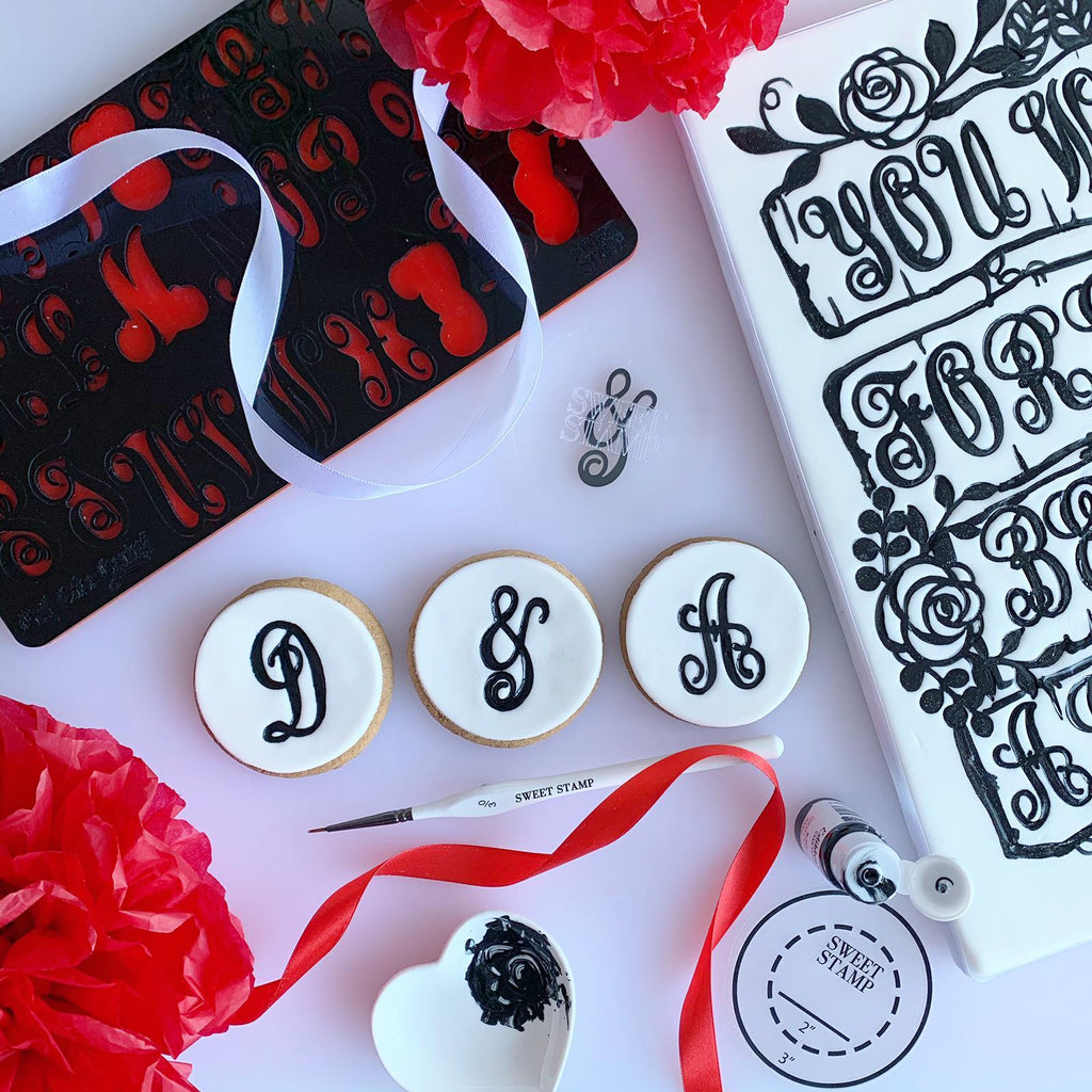 Sweet Stamp - MONOGRAMS by Evil Cake Genius - Uppercase