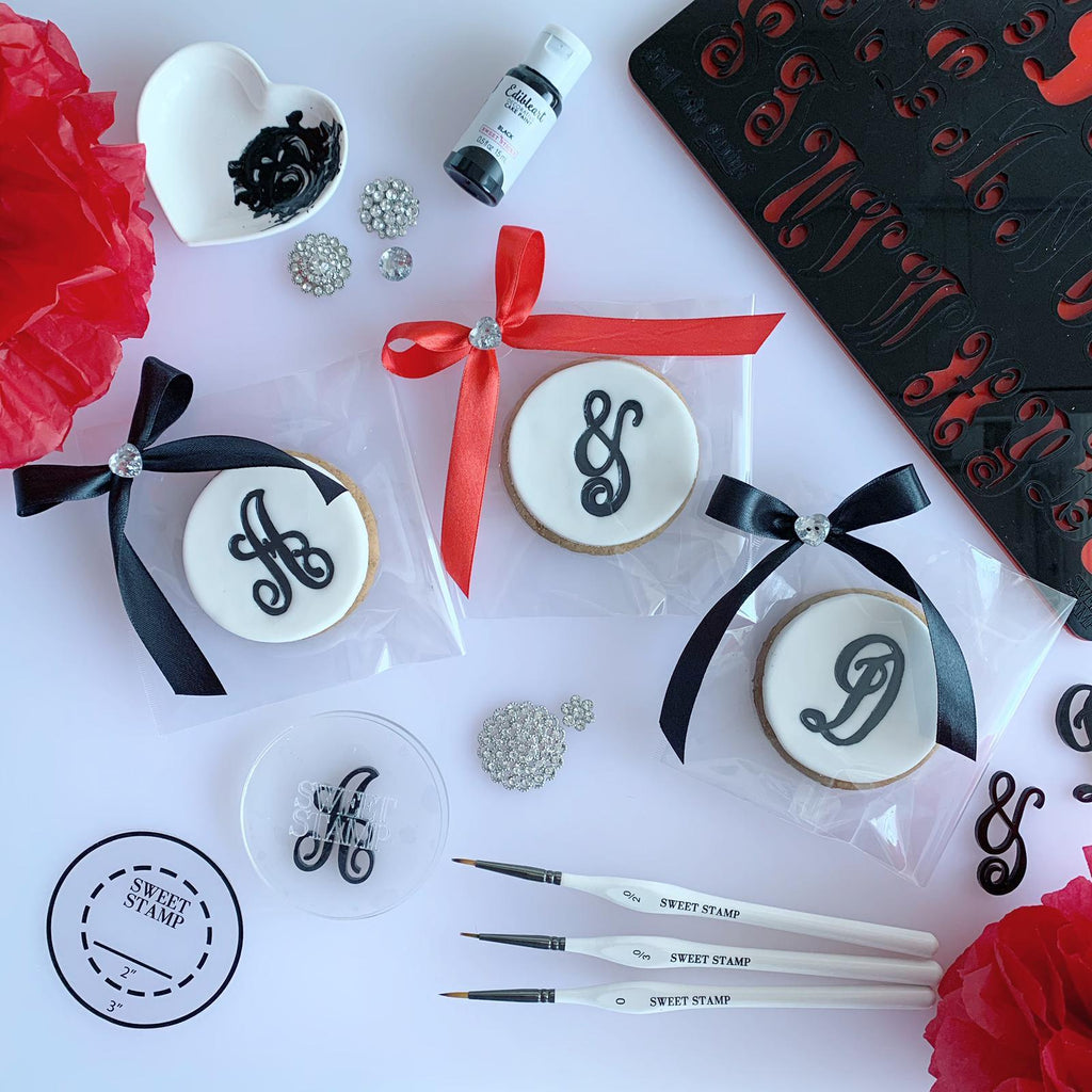 Sweet Stamp - MONOGRAMS by Evil Cake Genius - Uppercase