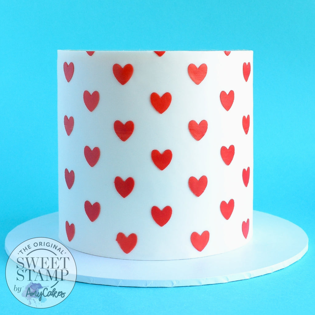 SweetStamp Stencil -  Heart Pattern