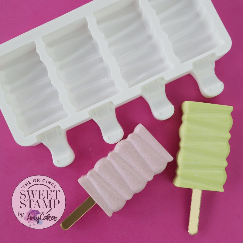 Sweet Stamp Cake Popsicle ZIG ZAG Mould - Mini