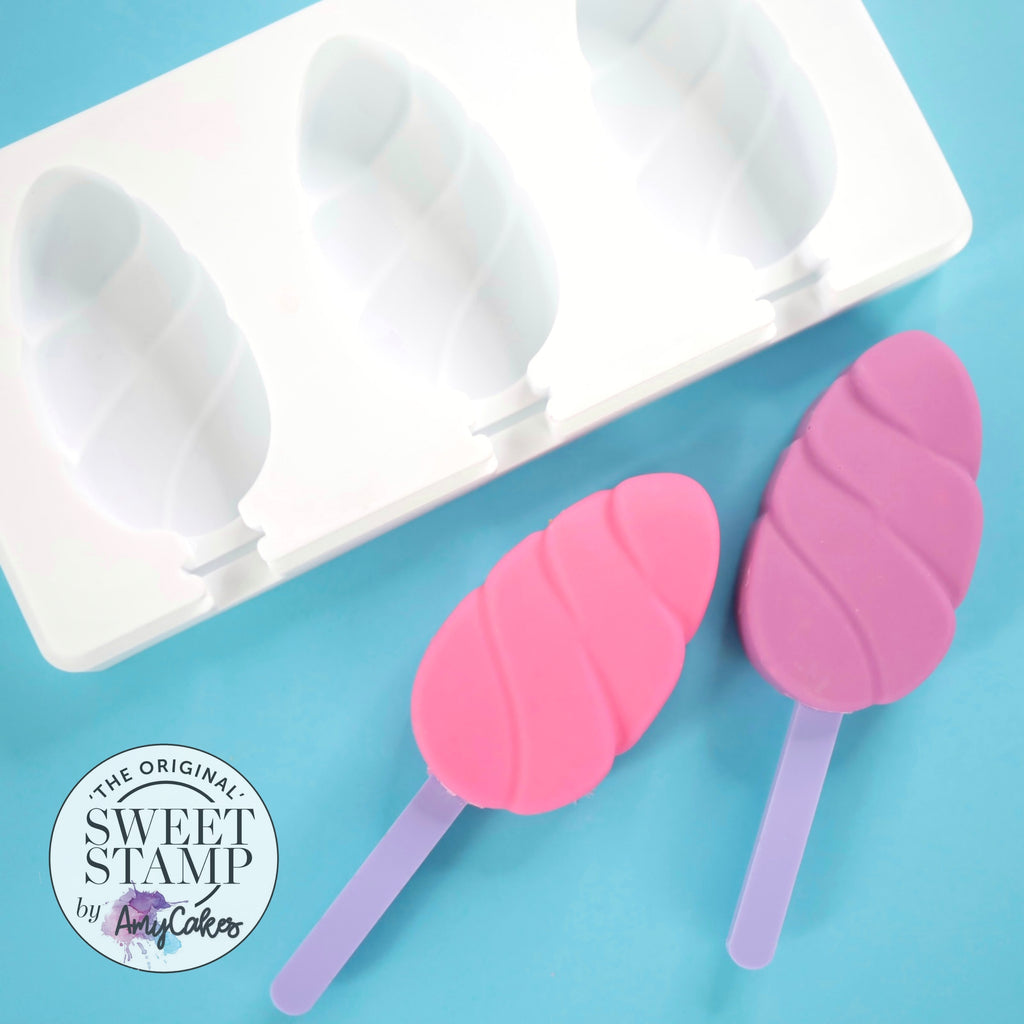 Sweet Stamp Cake Popsicle Unicorn Horn Mould
