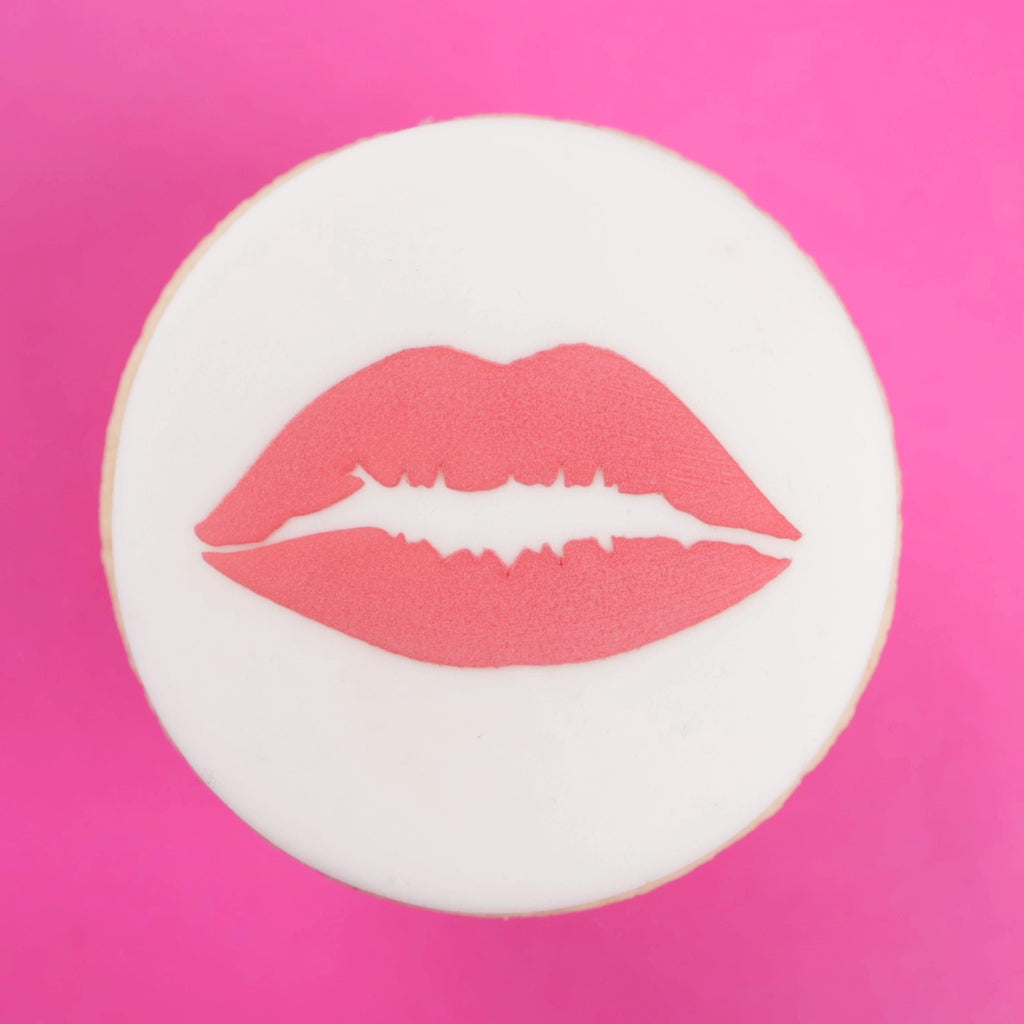 Mini Cookie & Cupcake Stencils - Lips