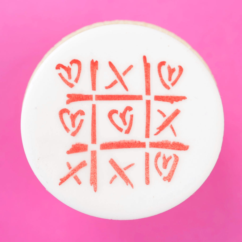 Mini Cookie & Cupcake Stencils - Love Game