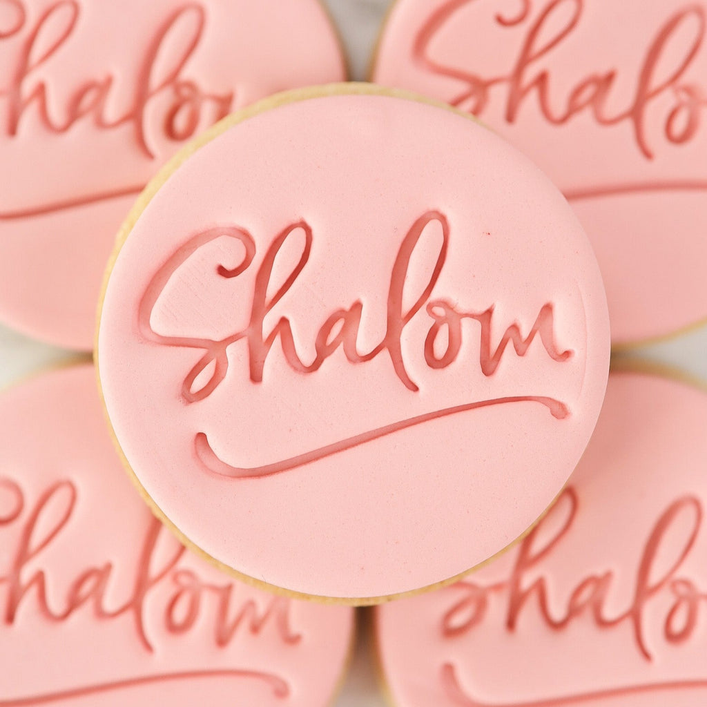 Shalom - Sweet Stamp Cookie/Cupcake Embosser