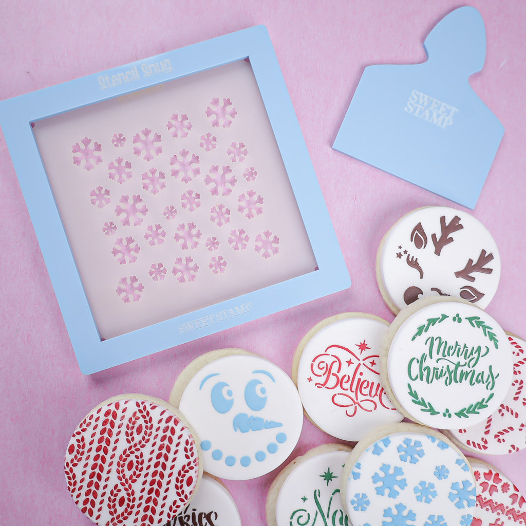 Stencil Snug & Mini Cookie / Cupcake Stencil bundle