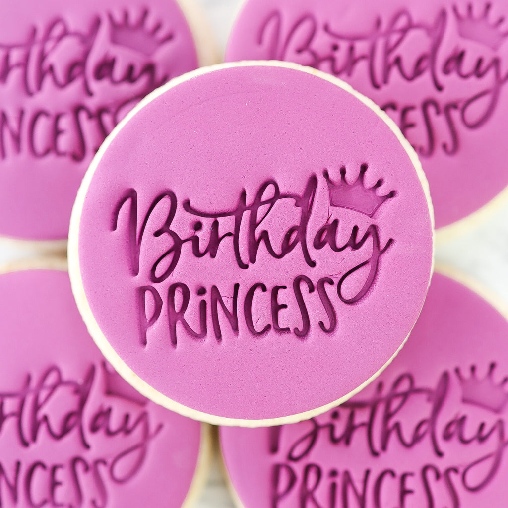 Birthday Princess - Sweet Stamp Cookie/Cupcake Embosser