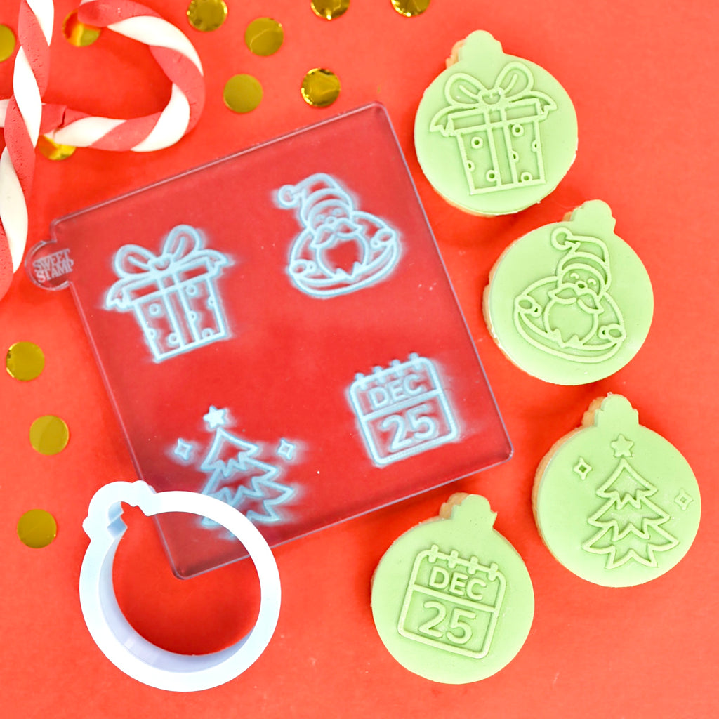 Christmas OUTboss Mini STAMP N CUT - Feelin' Festive