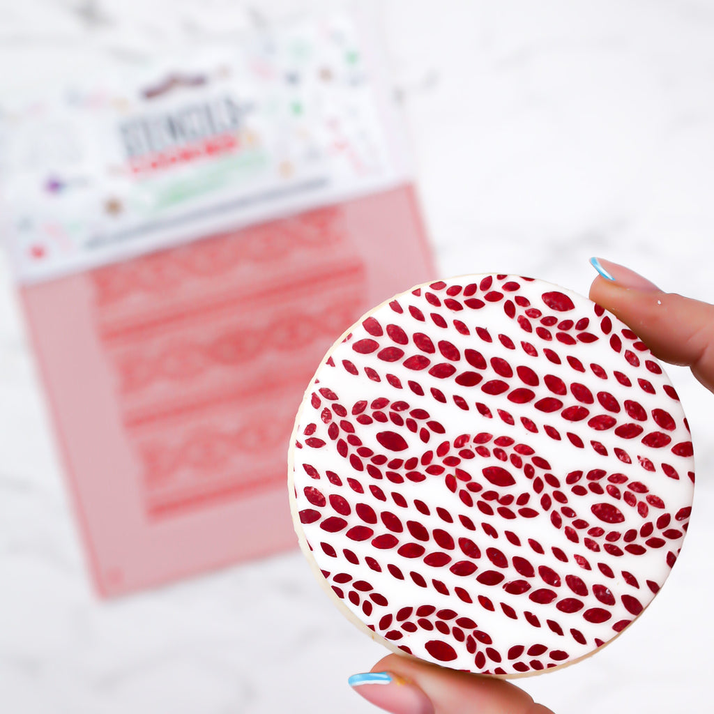 Mini Cookie & Cupcake Stencils - Cable Knit
