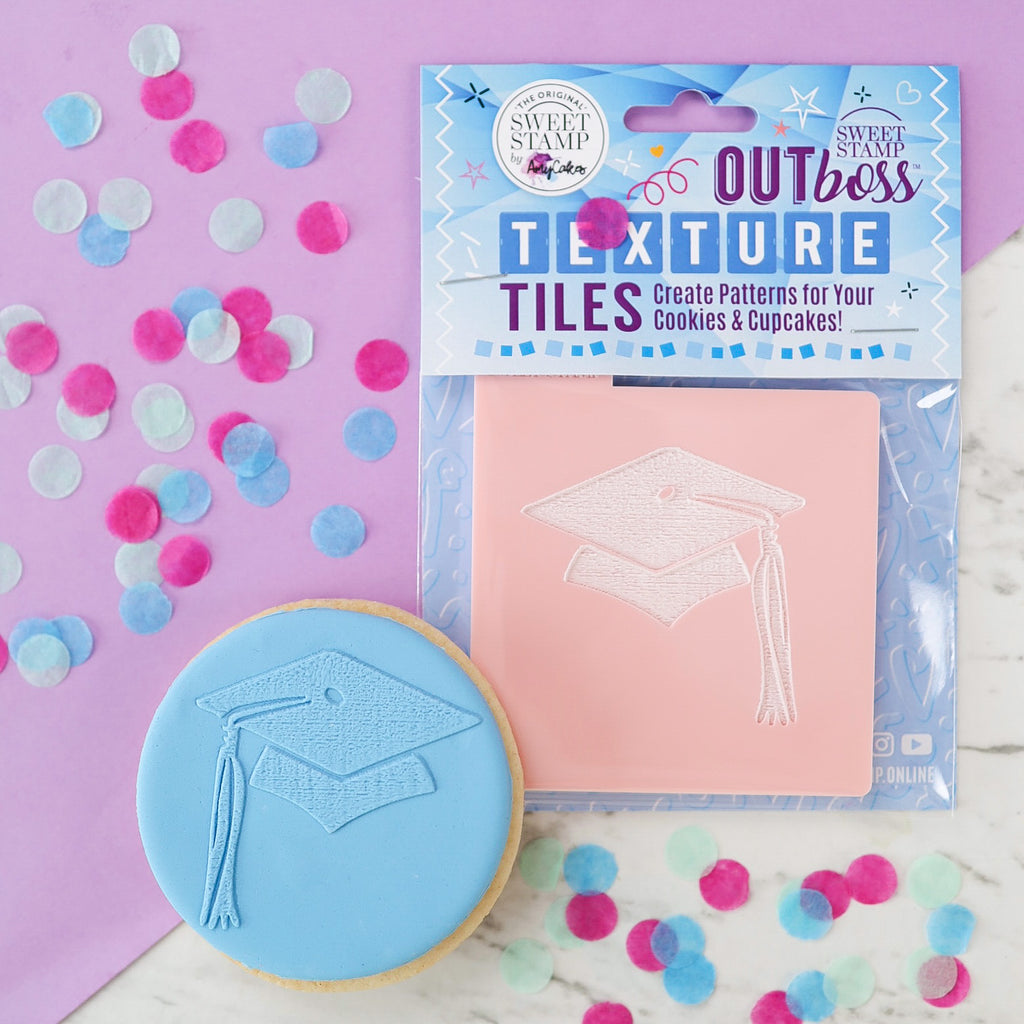 OUTboss Texture Tiles Graduation Cap Regular Size