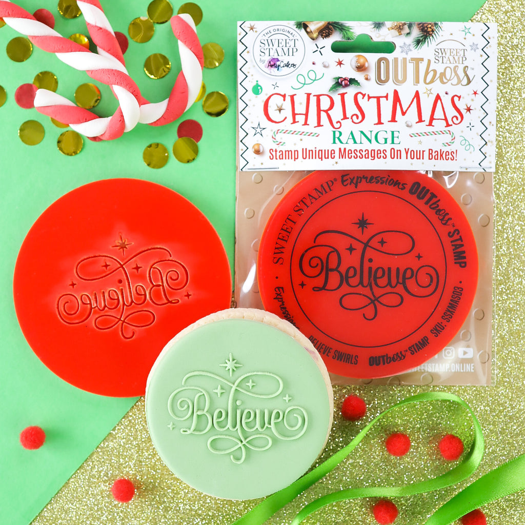 OUTboss Christmas -  Believe Swirls - Regular Size