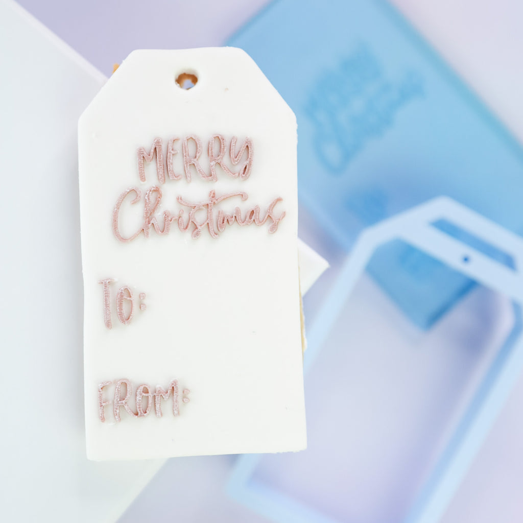 OUTboss STAMP N CUT - Christmas Tag