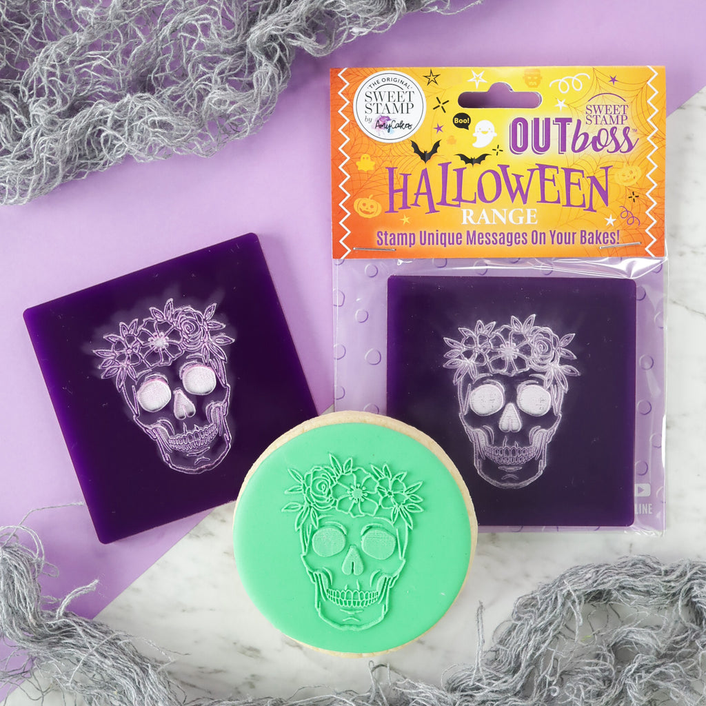 OUTboss Halloween - Flower Crown Skull - Regular Size