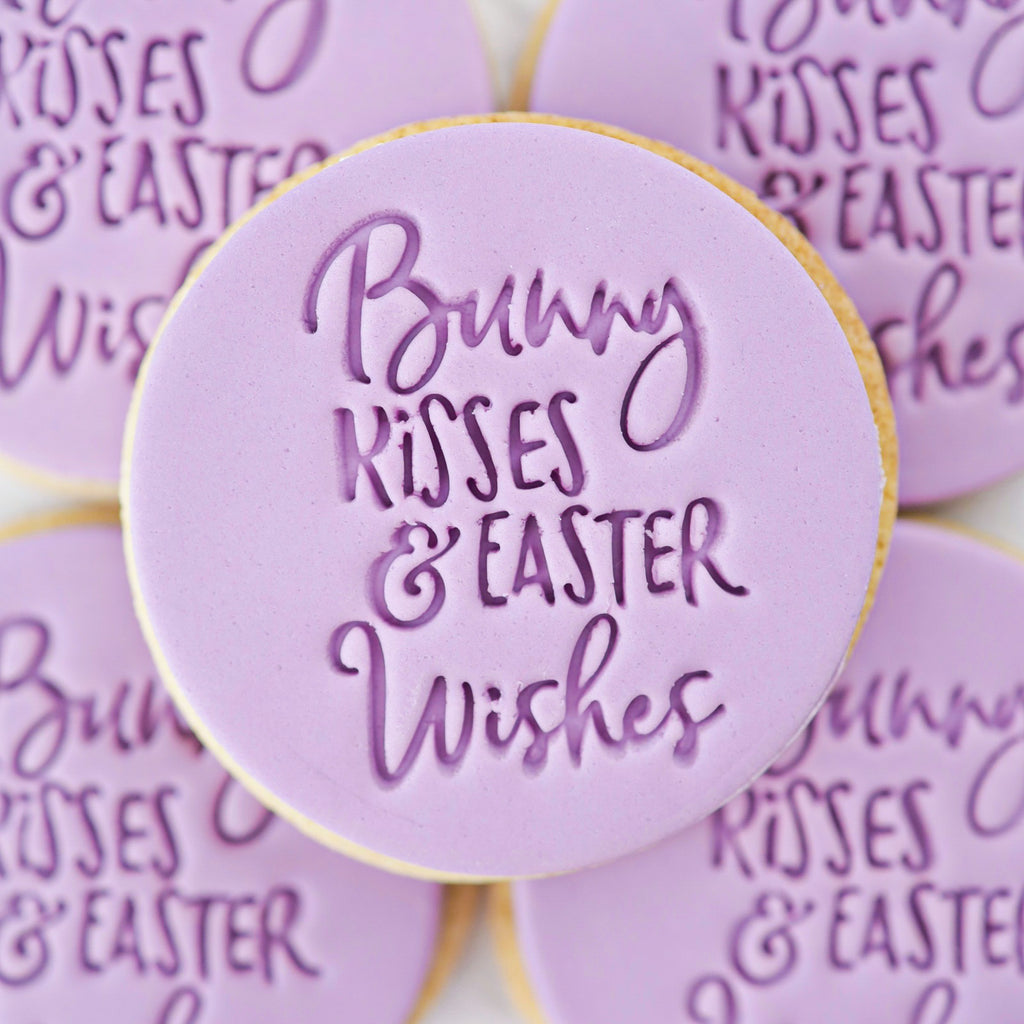Bunny Kisses & Easter Wishes - Sweet Stamp Cookie/Cupcake Embosser