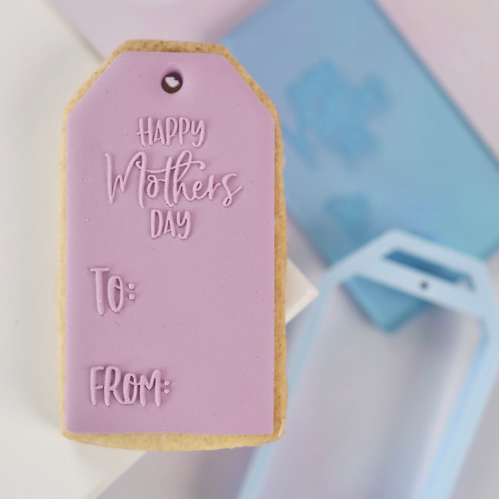 OUTboss STAMP N CUT - Happy Mother's Day Gift Tag