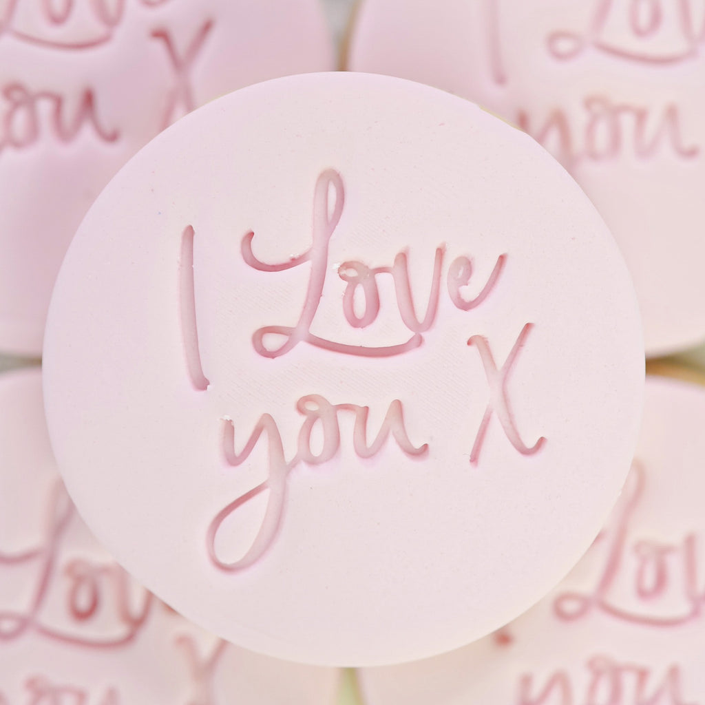 I Love You - Sweet Stamp Cookie/Cupcake Embosser