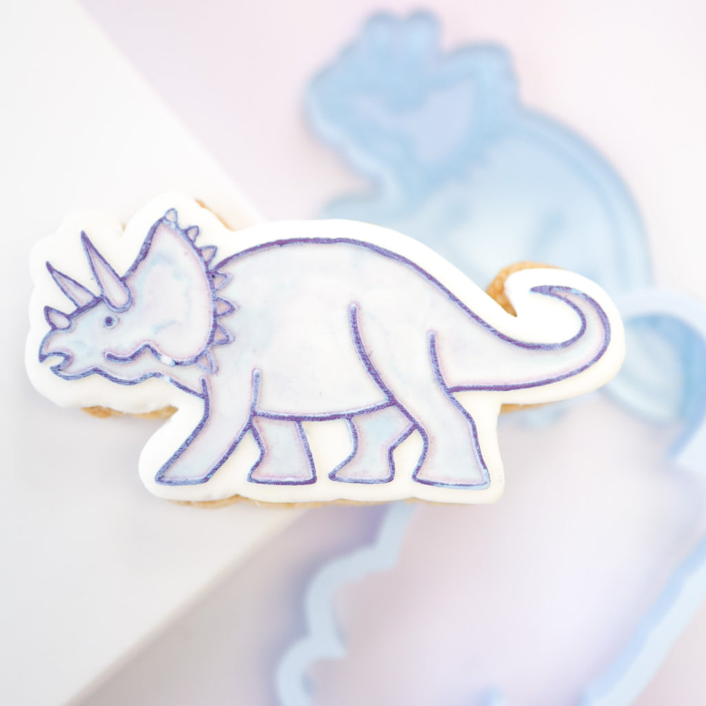 OUTboss STAMP N CUT - Triceratops Dinosaur
