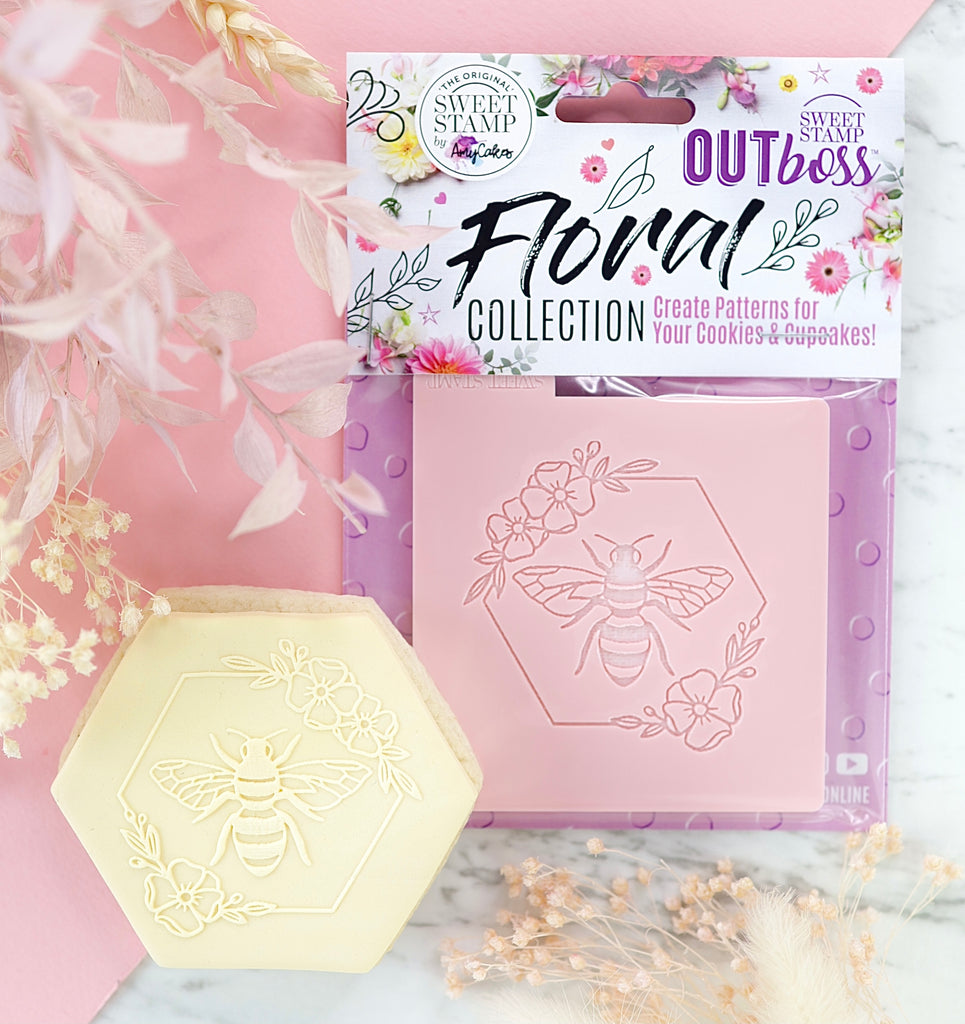 OUTboss Floral Collection - Hexagon Bee - Regular Size