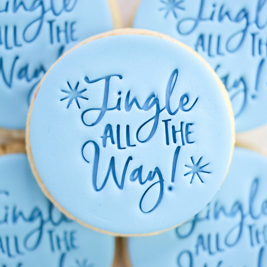 Jingle All The Way - Sweet Stamp Cookie/Cupcake Embosser