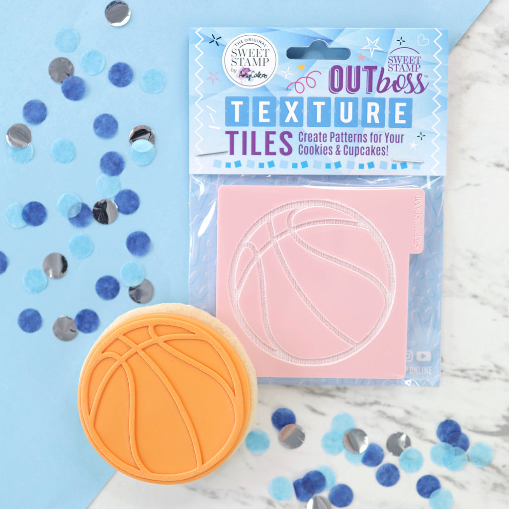 OUTboss Texture Tiles - Basketball - Regular Size