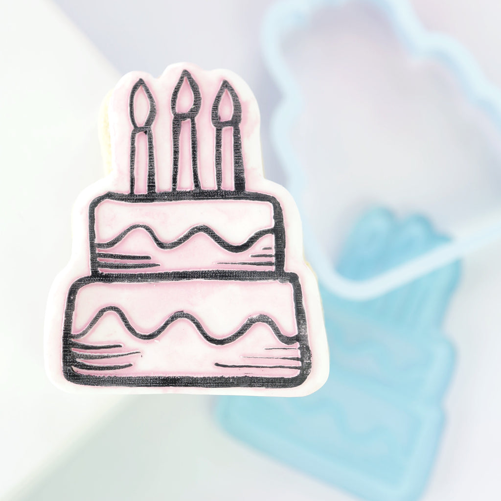 OUTboss STAMP N CUT - Birthday Cake