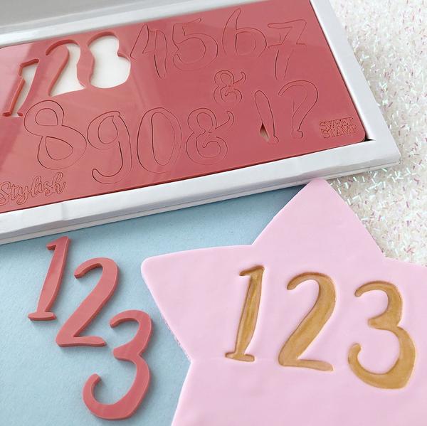 Sweet stamp - Stylish Numbers