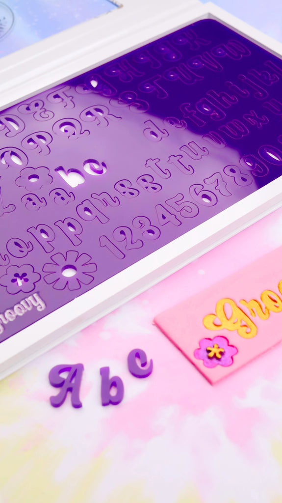 Sweet Stamp - Groovy Set - Uppercase, Lowercase, numbers & Symbols