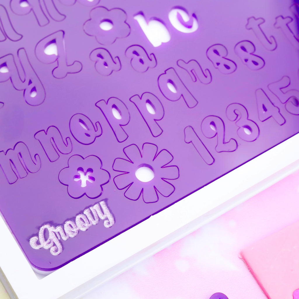 Groovy Letter Mold Uppercase