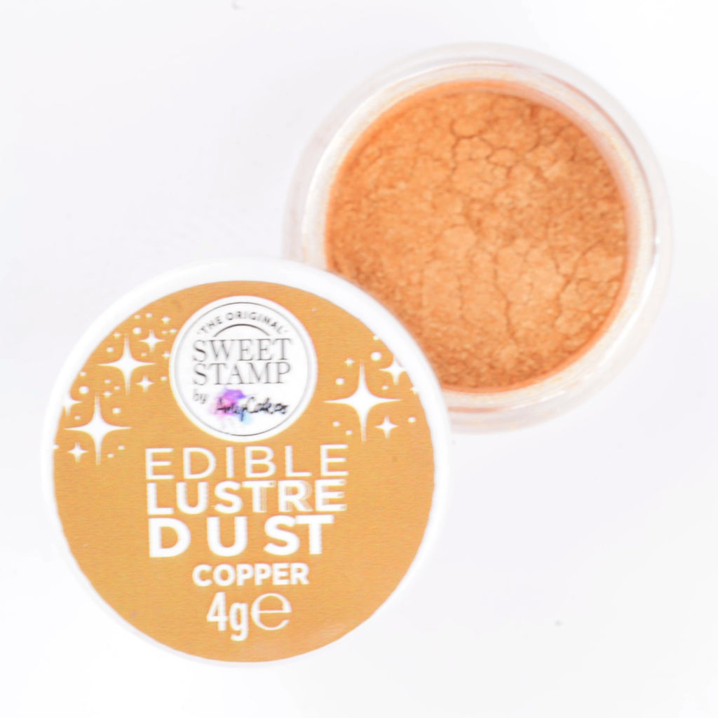 Sweet Stamp Edible Lustre Dust 4g - Copper -EU-