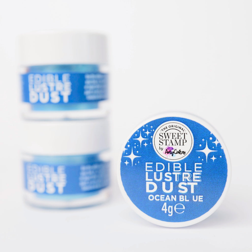 Sweet Stamp Edible Lustre Dust 4g - Ocean Blue
