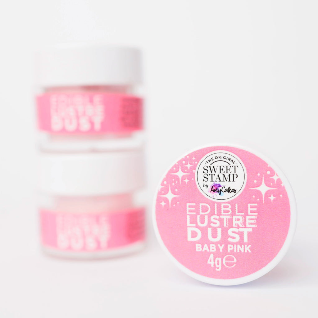 Sweet Stamp Edible Lustre Dust 4g - Baby Pink