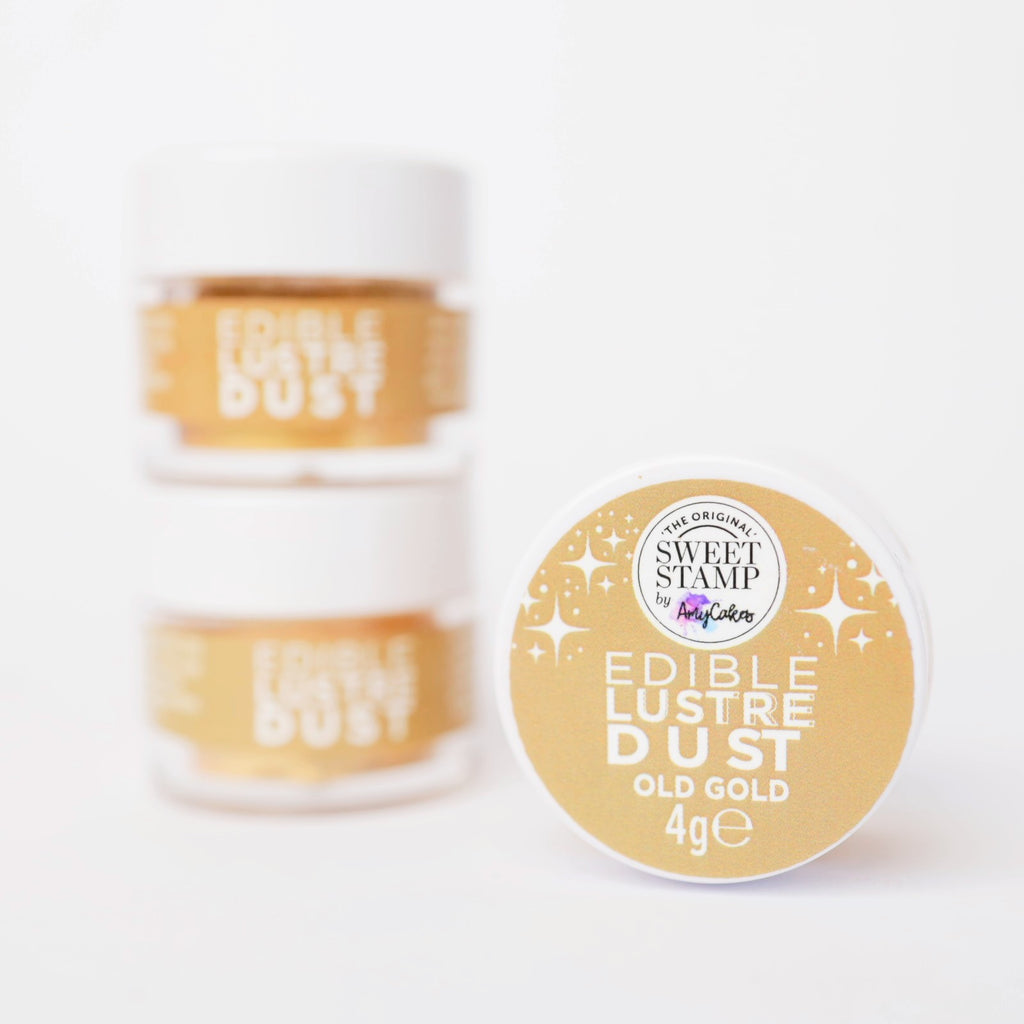 Sweet Stamp Edible Lustre Dust 4g - Old Gold