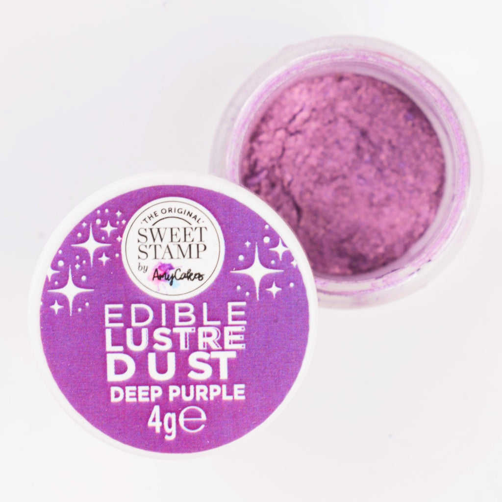 Sweet Stamp Edible Lustre Dust 4g - Deep Purple