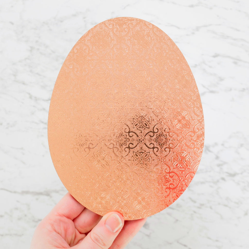 Sweet Stamp Egg Cake Board - Rose Gold