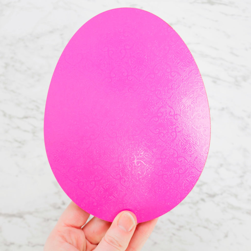 Sweet Stamp Egg Cake Board - Hot Pink